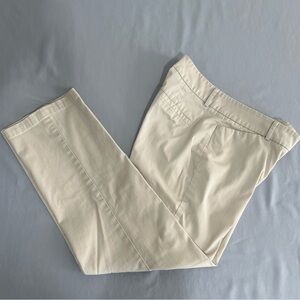 Dockers Women's Cream Straight Leg Pants - Size 6P
